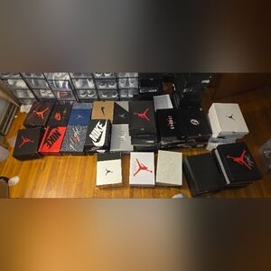 Air Jordan Shoe Boxes $10.00per Size 9 10 10.5 J1-13, BLACK CAT AND MUCH MORE